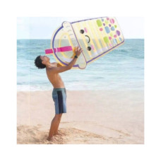 Пляжный матраc для плавания Boba Buddy 173 x 99 см, INTEX, 58738EU, Винил, Оригинальной формы, Максимальная нагрузка 100 кг, Бежевый, Цветная коробка