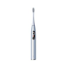 Зубная электрощетка, Oclean, X Pro digital Silver, C01000382, Цветной сенсорный дисплей., Оповещение о пропущенных зонах, Бесщеточный двигатель - 84 000 об/мин., Настройка автозапуска дополнительной чистки, 3 режима работы, 32 уровня интенсивности, Индиви