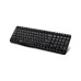 Клавиатура, Rapoo, E1050, Беспроводная 2.4ГГц, Кол-во стандартных клавиш 104, USB Type-A, Англ/Рус, Защита от воды, Радиус действия до 10 м, Черный