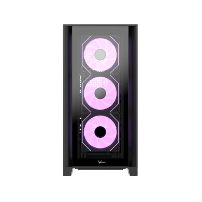 Компьютерный корпус, Formula V, Air Power G8 Cosmic Black, ATX/micro ATX/mini-ITX, USB Type C*1/3.0*2, HD-Audio, Кулер 5*120мм ARPW, Высота процессорного кулера до 178мм, Длина VGA до 420мм, 1*3.5"/3*2.5", Толщина 0,5мм, 480x235x470мм, Без Б/П, 