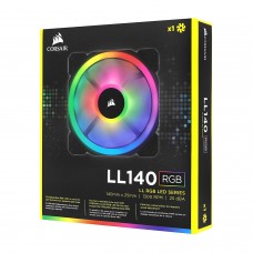 Вентилятор Corsair, LL140 RGB, 14cm (Single Pack) 