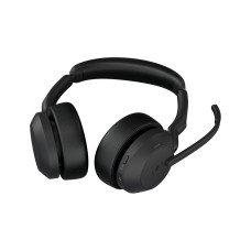 Гарнитура, Jabra, 25599-999-999, Jabra Evolve2 55, Link380a MS Stereo, Беспроводная, Bluetooth 5.2, защита органов слуха : Jabra SafeTone(TM) 2.0, PeakStop 105, -5°C to + 45°C, Спящий режим