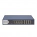 Сетевой коммутатор Hikvision DS-3E0516-E(B) Switch 16 port 10/100/1000M desk/rack