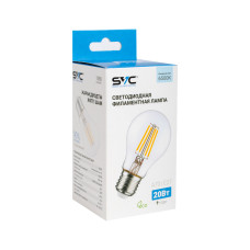 Лампа светодиодная, SVC, LED A70-F-20W-E27-6500K, Мощность 20Вт, Тип колбы A70, Серия 360°, Цвет. температура 6500K, Цоколь E27, Холодный