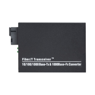 Медиаконвертер, А-Оптик, AO-MC-GE-20DA, SC SM 10/100/1000-Base-T / 100/1000Base-FX Media Converter, Tx1310nm/Rx1550nm, 20km