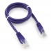 Патч-корд Cablexpert PP12-1M/V, фиолетовый Cable Patch cord UTP 5e-Cat 1 m