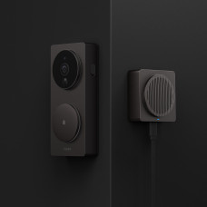 Умный дверной видеозвонок, Aqara, Smart Video Doorbell G4, SVD-C03, USB Type-C, 142 х 65 х 30 мм, 1080p, Угол обзора: 160°, Рабочая температура внешнего модуля: -18°C ~ 50°C, Wi-Fi: 20 дБм, Автономное питание: Батарея: 6 х щелочная батарея LR6 AA, 5 Вт, Ч
