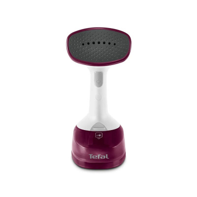 Отпариватель ручной, Tefal, DT7005E0, Мощность 1100 Вт, Подача пара 17 г/мин, Резервуар для воды 150 мл, Время работы 8 мин, Белый-бордовый
