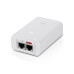 PoE адаптер, Ubiquiti, POE-24-24W-G-WH, PoE-Injector 24V 24W Gigabit (белый), passive PoE, 10/100/1000Mbps Ethernet, 100-240V AC, 24В, 24W PoE адаптер, Ubiquiti, POE-24-24W-G-WH, PoE-Injector 24V 24W Gigabit (белый), passive PoE, 10/100/1000Mbps Ethernet, 100-240V AC, 24В, 24W
