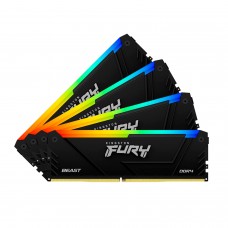 Оперативная память Kingston Fury Renegade RGB, KF432C16BB2AK4/128, DDR4, 128 GB 