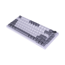 Клавиатура, Ajazz, AK820/Red/GW, AK820, Игровая, Механическая, 75%, AS Red Switches, USB, Подсветка голубая/белая, Анг/Рус, Белый
