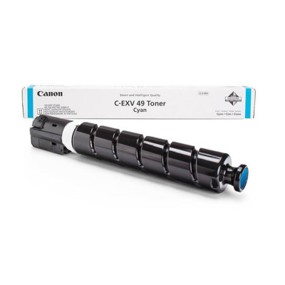 Тонер-картридж, Canon, C-EXV 49 Cyan, 8525B002AA, для imageRUNNER ADVANCE C3325i/C3330i/C3525i, imageRUNNER ADVANCE DX C3720i/C3826i/3830i, 19 000 стр. (А4)