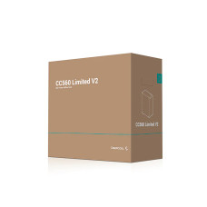 Компьютерный корпус, Deepcool, CC560 Limited V2 R-CC560-BKNAA0-G-2, ATX/Micro ATX, USB 3.0*1/2.0*1, HD-Audio, Высота процессорного кулера до 165мм, Длина VGA до 370мм, 2*3.5"/2+1*2.5", Слот 7, Сталь 0,6, 432x215x483мм, Без Б/П, Чёрный