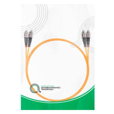 Патч корд оптоволоконный,, FC/UPC-FC/UPC MM OM2 50/125 Duplex 3.0мм 1 м, LSZH