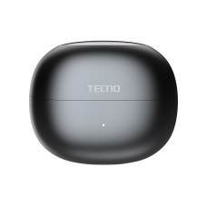 Беспроводные наушники, TECNO, FreeHear 2, OW02, 20 Гц - 20000 Гц, вес 39,9 г, 46 мАч (один наушник), 460 мАч (кейс), Bluetooth 5.4, Type-C, (Sky Black) Чёрный