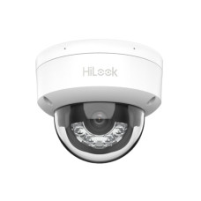 IP Видеокамера, HiLook, IPC-D140HA-LU, Купольная, 4 МП обнаружения людей и транспорта, Smart Dual-Light до 30м, сжатия H.265+, встроенный микрофон, IP67, IK08
