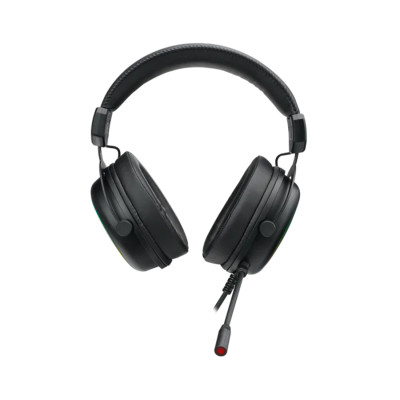 Гарнитура, Rapoo, VH300S, Тип крепления: Дуговые, Микрофон, USB, Длина кабеля 2 м, RGB LED, Игровые, 165 x 105 x 235 мм, Черный