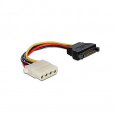 Кабель Molex 4m + SATA, Cablexpert CC-SATA-PS-M 