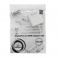 Конвертер DP m -> HDMI f, Cablexpert A-DPM-HDMIF-002-W 