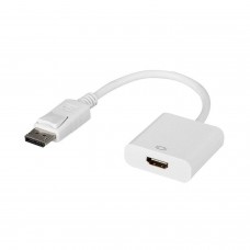 Конвертер DP m -> HDMI f, Cablexpert A-DPM-HDMIF-002-W 