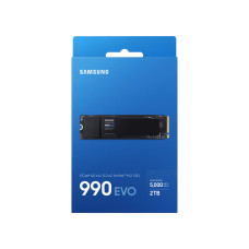 Твердотельный накопитель SSD, Samsung, 990 EVO PLUS MZ-V9S2T0BW, 2TB, M.2 PCIe 4.0 x4 / 5.0 x2 NVMe, 7250/6300 Мб/с