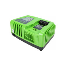 Быстрое зарядное устройство, Greenworks, G40UC5(2945107RU), 40V, 5.0 А, Вход 220-240 В, 50-60 Гц, 1.5 А макс., Выход 40 В, 5.0 А, Масса без упаковки 0,68 кг, Время заряда , - АКБ 2.0 Ач 24 мин , - АКБ 4 Ач 48 мин , - АКБ 5 Ач 60 мин, - АКБ 8 Ач 96 мин.,Че