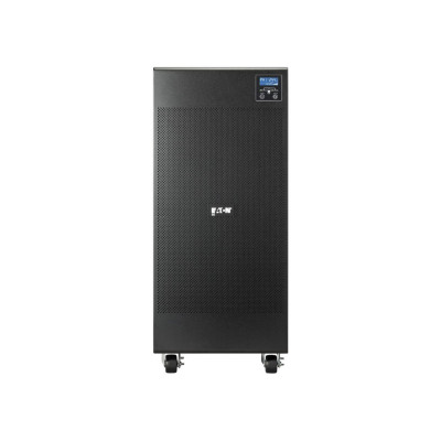 Источник бесперебойного питания, Eaton, 9E20Ki, Онлайн, Напольный, Фазы: 1:1 / 3:1, Мощность 20000ВА/16000Вт, Диапазон работы AVR: 176-276В (с возможностью регулировки до 100-276В), Бат.: 12В/9 Ач*40шт., Чистая синусойда, Клемная колодка, Smart, USB-B, RS