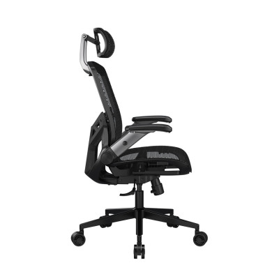 Игровое компьютерное кресло, Cougar, SPEEDER One, Сетка, (Ш)50 (68)*(Г)45(50)*(В)110(132) см, Чёрный