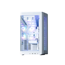 Компьютерный корпус, Zalman, P60 White, P60 White, ATX, 1*3.5"/1*2.5", Высота кулера до 170 мм, Длина VGA до 435 мм, 475х290х478 мм, Без Б/П, Белый