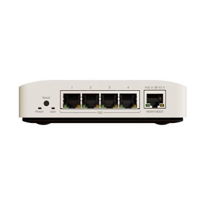Коммутатор, MikroTik, CRS304-4XG-IN, Cloud Router Switch, 1 порт 10/100/1000М, 4 порта 1G/2.5G/5G/10G, 802.3af/at, RouterOS, -40°С до 70 °C