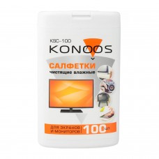 Чистящие салфетки Konoos, KSC-100, 100 шт 