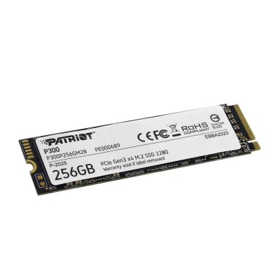 Твердотельный накопитель SSD M.2 PCIe Patriot P300, P300P256GM28, 256GB 256 GB PCIe Gen3 x4