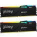 Оперативная память Kingston Fury Beast RGB, KF560C40BBAK2-16, DDR5, 16 GB DIMM kit <6000MHz> (2x8GB), CL40