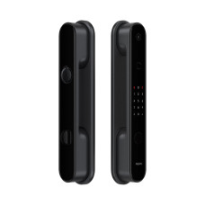 Умный дверной замок, Aqara, Door lock D100 Zigbee, ZNMS20LM, литий-ионная аккумуляторная батарея 2480 мАч (7,2 В), вход Type-C для аварийного питания (5 В), Zigbee 3.0, Bluetooth 5.0, NFC, Рабочая температура -10°C -+55°C, Ширина двери: 40 - 80 мм, Масса 