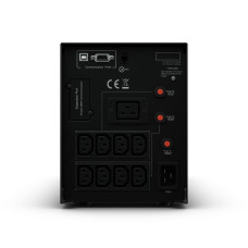 Источник бесперебойного питания, CyberPower, PR3000ELCDSL, Мощность 3000ВА/2700Вт, PR-серия, Линейно-интерактивный, Напольный, LCD/Smart/USB/RS-232/EPO, AVR: 151-296 В, АКБ: 12В/9Ач*4 шт., Вых: 8xIEC C13/1xIEC C19, Чёрный