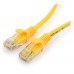 Патч-корд Cablexpert PP10-0.5M/Y, желтый Cable Patch cord UTP 5e-Cat 0.5 m