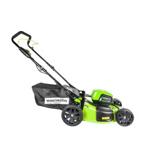Газонокосилка аккумуляторная, Greenworks, 2502807UB, GD60LM46HP, 60V, 46 см, бесщеточная, с 1хАКБ 4 Ач и ЗУ