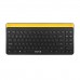 Клавиатура Bluetooth, Aula AWK310, Черный KeyBoard Wireless, black