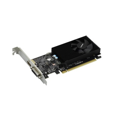 Видеокарта Gigabyte GT 1030 [GV-N1030D4-2GL], 2 GB SVGA PCI Express, DVI/HDMI, GDDR4/64bit, [GV-N1030D4-2GL]