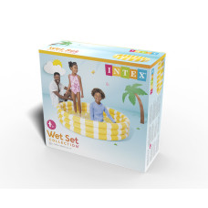 Детский надувной бассейн Zesty Lemon 147 х 33 см, INTEX, 58432NP, Винил, 330л., 2+, Желтый, Цветная коробка
