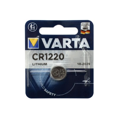 Батарейка Varta CR1220 lithium, 3V/35mAh, 1pc pack