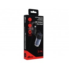 Зарядка USB автомобильная Ritmix RM-5240AP Gunshell 