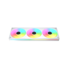 Комплект кулеров для кейса, Cougar, Unity360-FW ARGB (CF-UN360FW-RGB) , 3х120мм ARGB, 700-1600±10%об.мин, 78.5CFM, 38dB(A), 4pin, Белый