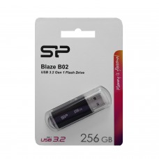 Флешка USB Silicon Power, Blaze B02 SP256GBUF3B02V1K, 256GB, Черный 