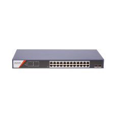 Коммутатор Hikvision DS-3E1526P-SI-24P2F