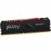 Оперативная память Kingston Fury Beast RGB, KF432C16BBA/16, DDR4, 16 GB, Черный DIMM <3200MHz> CL16, black