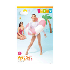 Круг для плавания Coastal Cabana 91 см, INTEX, 59271NP, Винил, 9+, Цвета в ассортименте, Пакет