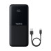 Портативный внешний аккумулятор, Baseus, Lipow Dual-Cable (P10079101123-00), 10000mAh, 22.5W, Черный