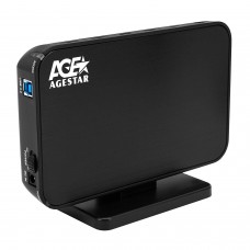 Бокс для 3,5" жестких дисков Agestar 3UB3A8-6G, Черный 