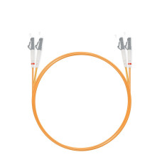 Патч корд оптоволоконный,, LC/UPC-LC/UPC MM OM1 62.5/125 Duplex 3.0мм 1 м, LSZH